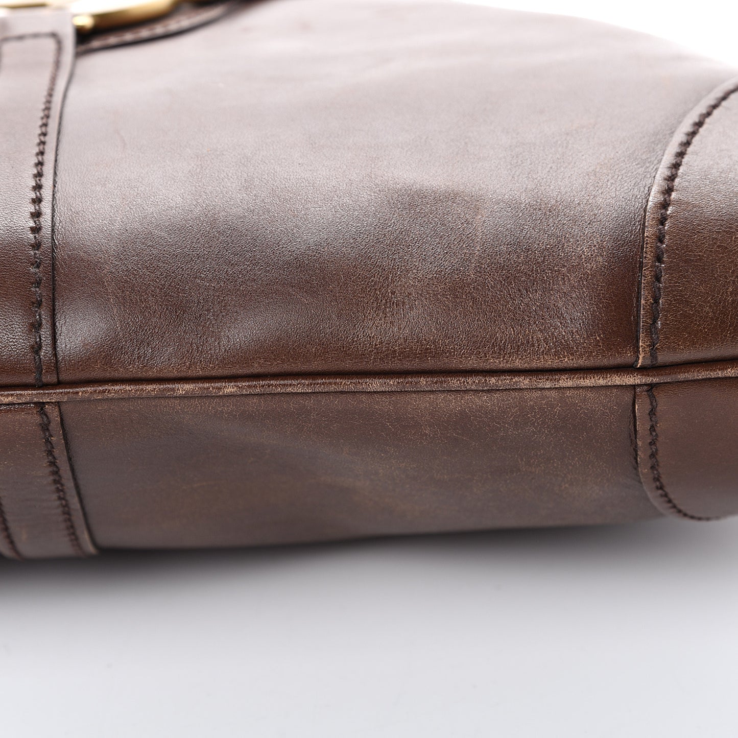Calfskin GG Reins Hobo Brown