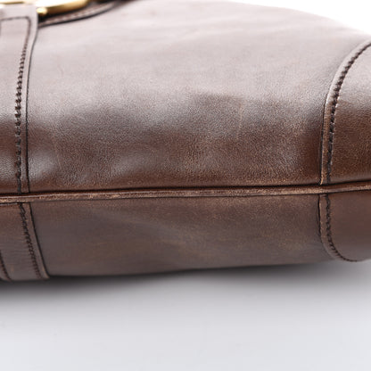 Gucci Calfskin GG Reins Hobo Brown 11 of 22
