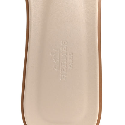 Hermes Box Calfskin Oran Sandals 39 Beige Nomade 39 8 of 10