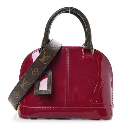 Louis Vuitton Patent Monogram Alma BB Magenta 1 of 9