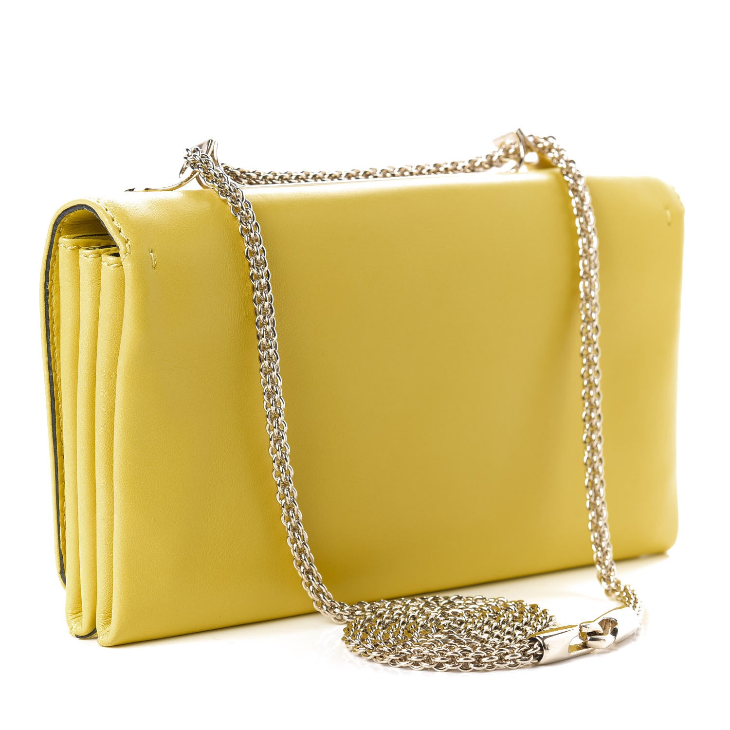 Valentino Garavani Nappa Va Va Voom Shoulder Bag Naples Yellow 3 of 9