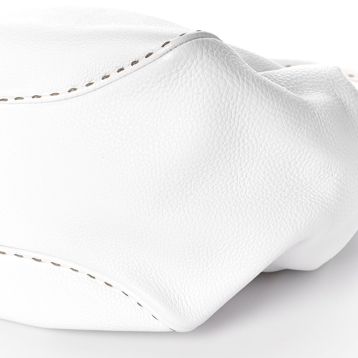 Calfskin Romano Selleria Small Bucket White