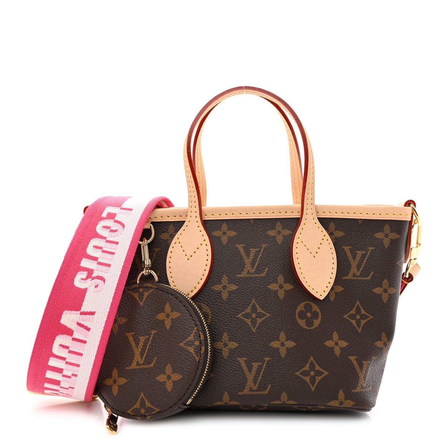 Monogram Neverfull BB Pink Peony