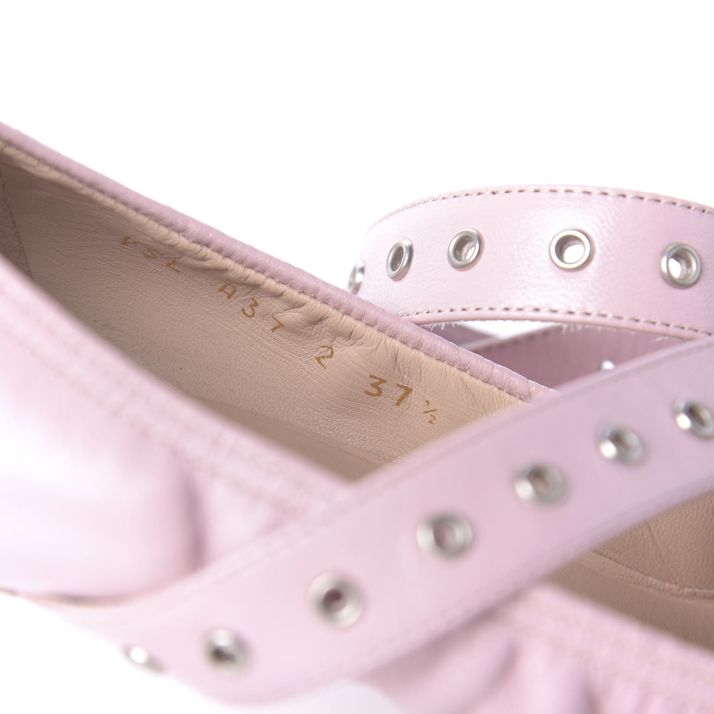 Nappa Love Latch Cross Strap 45mm Pumps 37.5 Cipria