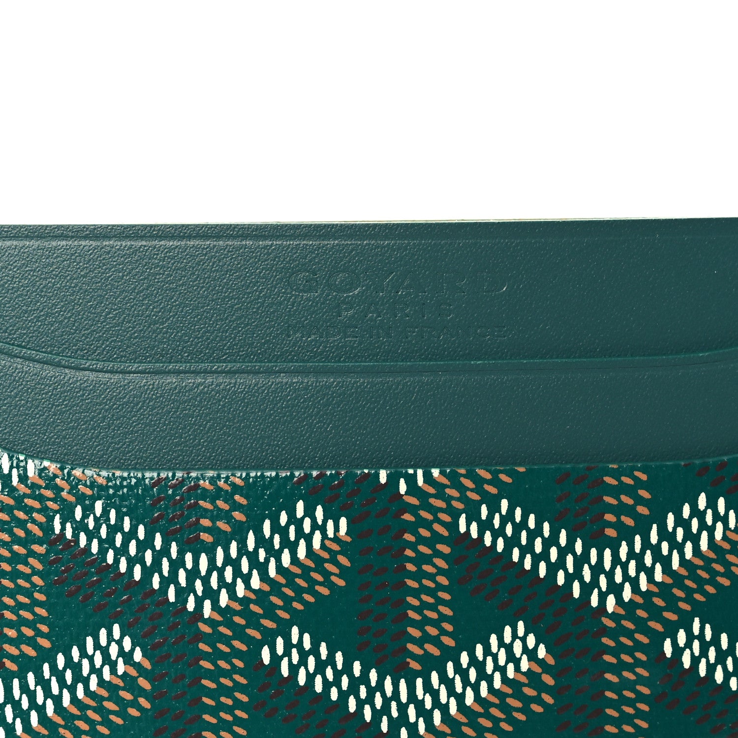 Goyard Goyardine Saint Sulpice Card Holder Green Green 6 of 7