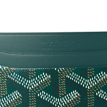 Goyard Goyardine Saint Sulpice Card Holder Green Green 6 of 7