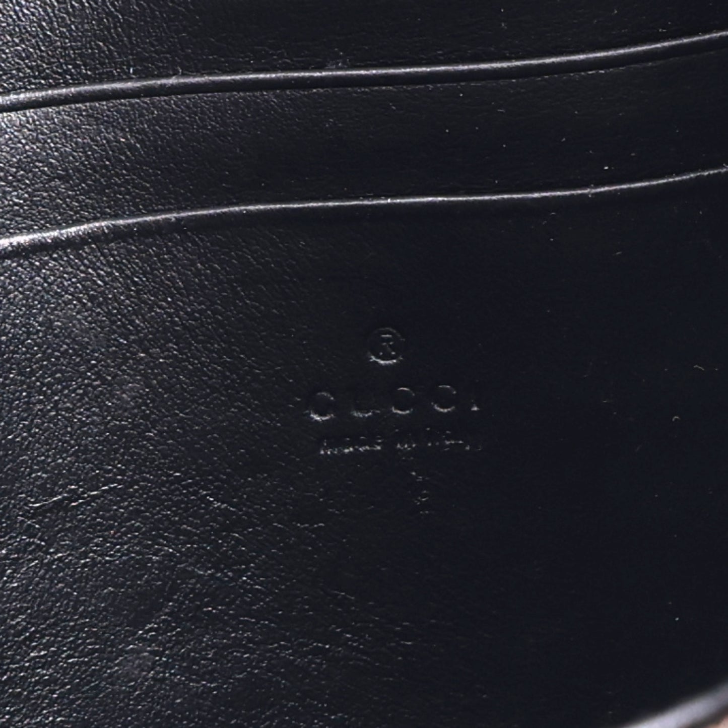 Calfskin Matelasse GG Marmont Chain Wallet Black