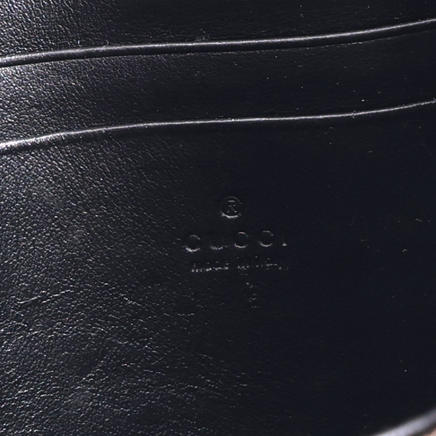 Gucci Calfskin Matelasse GG Marmont Chain Wallet Black 6 of 10