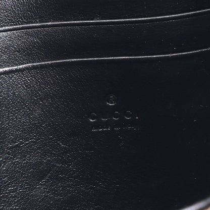 Gucci Calfskin Matelasse GG Marmont Chain Wallet Black 6 of 10