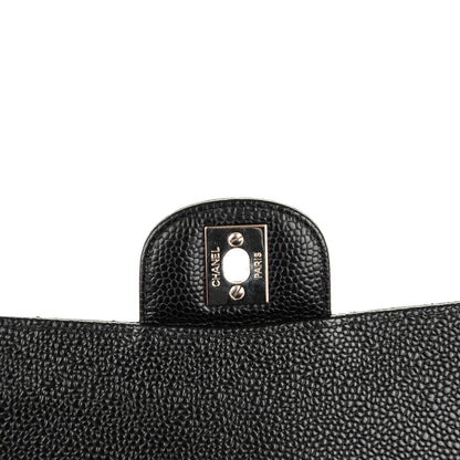 Chanel Caviar Quilted Medium Double Flap Black 6 of 8