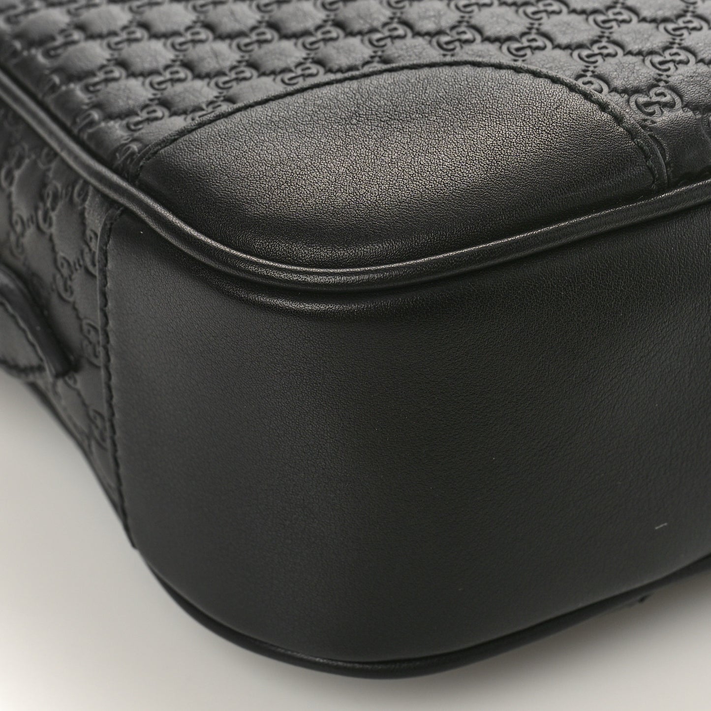 Microguccissima Mini Bree Messenger Bag Black