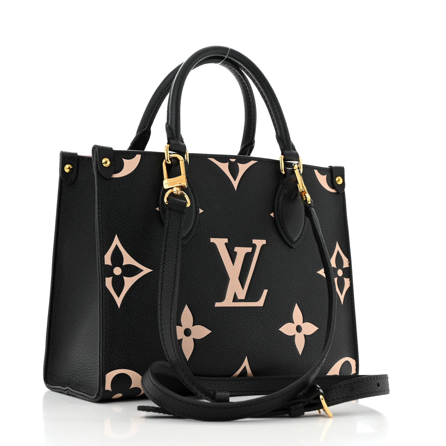 Louis Vuitton Empreinte Monogram Giant Onthego PM Black Beige 3 of 11