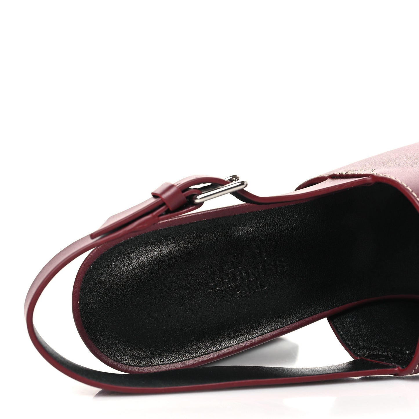 Calfskin Eris 90 Sandals 39 Rouge H