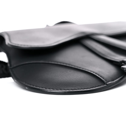 Christian Dior Ultra Matte Calfskin Saddle Belt Bag Black 7 of 12