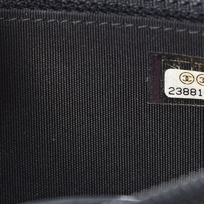 Chanel Caviar Quilted Small Boy Zip Around Wallet Black 8 of 9