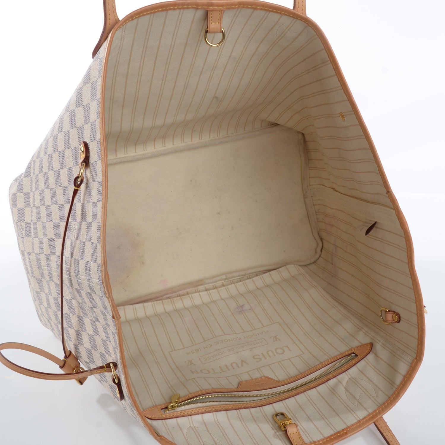 Louis Vuitton Damier Azur Neverfull GM 6 of 10