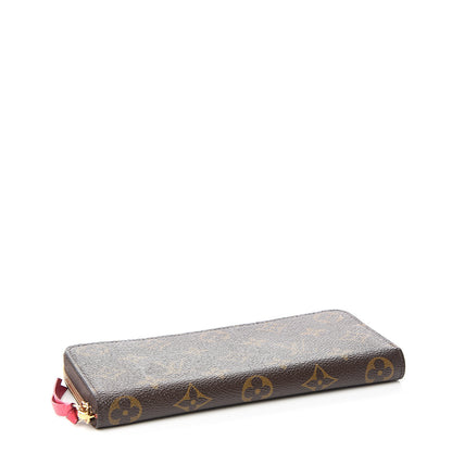 Louis Vuitton Monogram Clemence Wallet Hot Pink 3 of 5