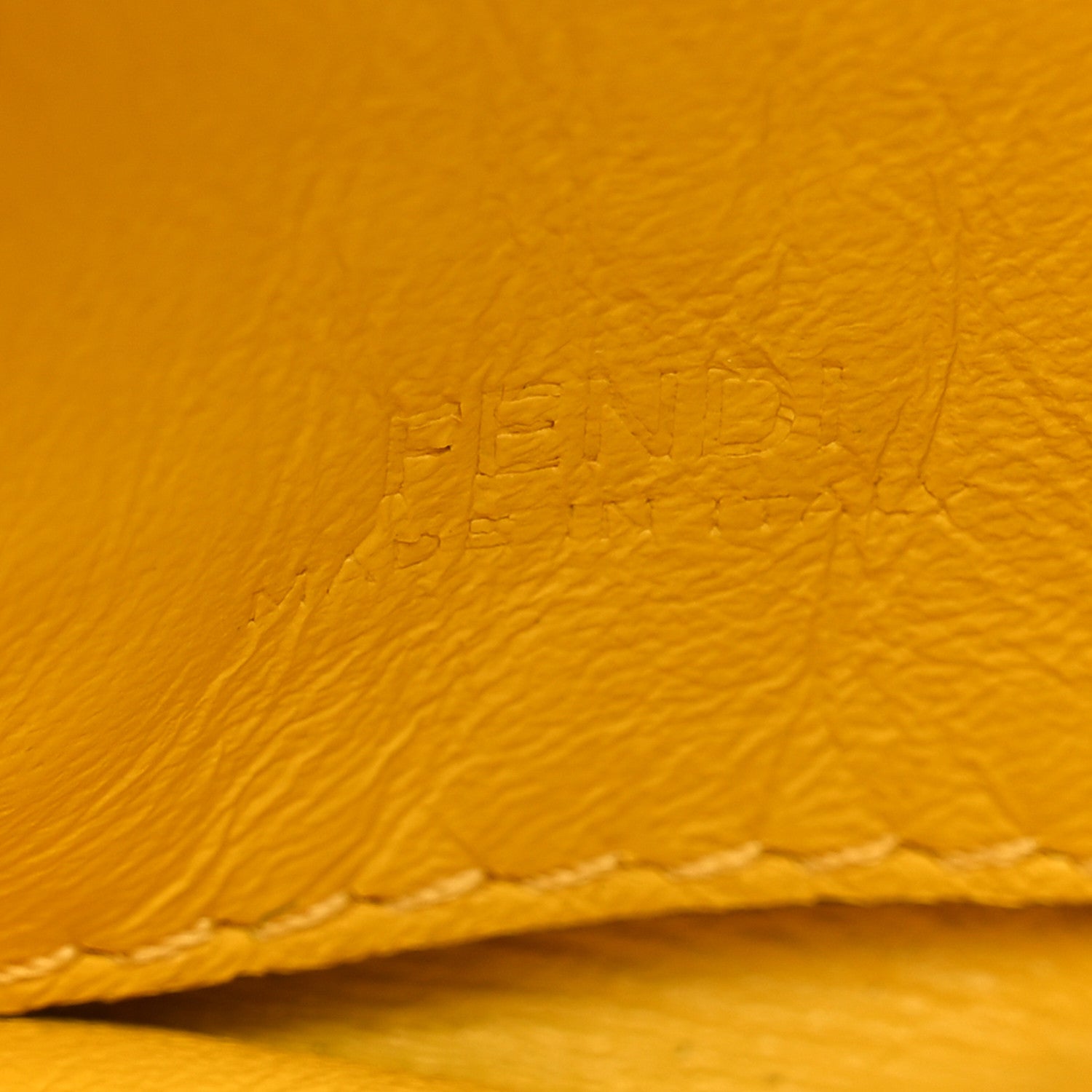 Fendi Shearling Vitello Grace Nano Baguette Charm Narciso 6 of 12