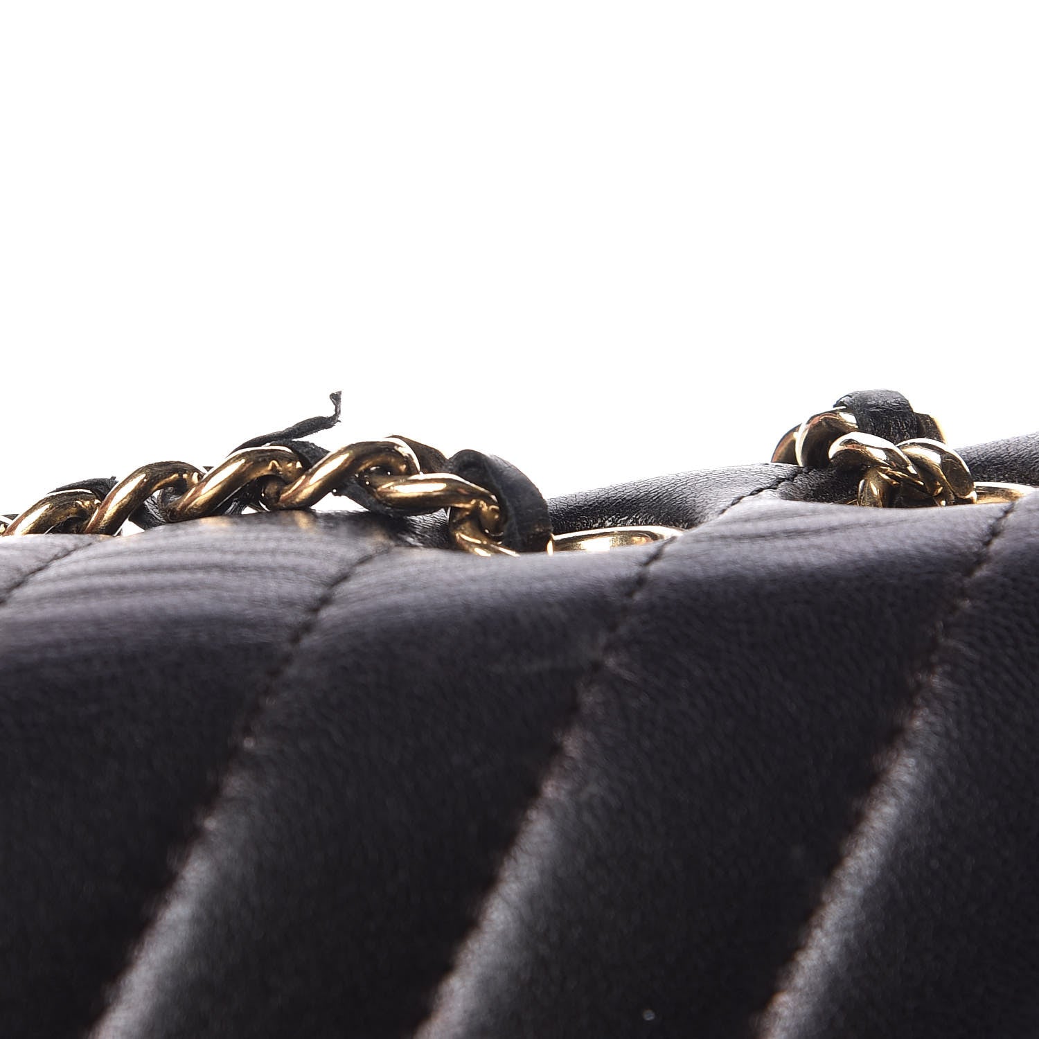 Chanel Lambskin Chevron Quilted Small Single Flap Black 15 of 15