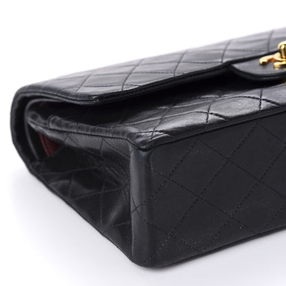 Chanel Lambskin Quilted Medium Double Flap Black 6 of 11
