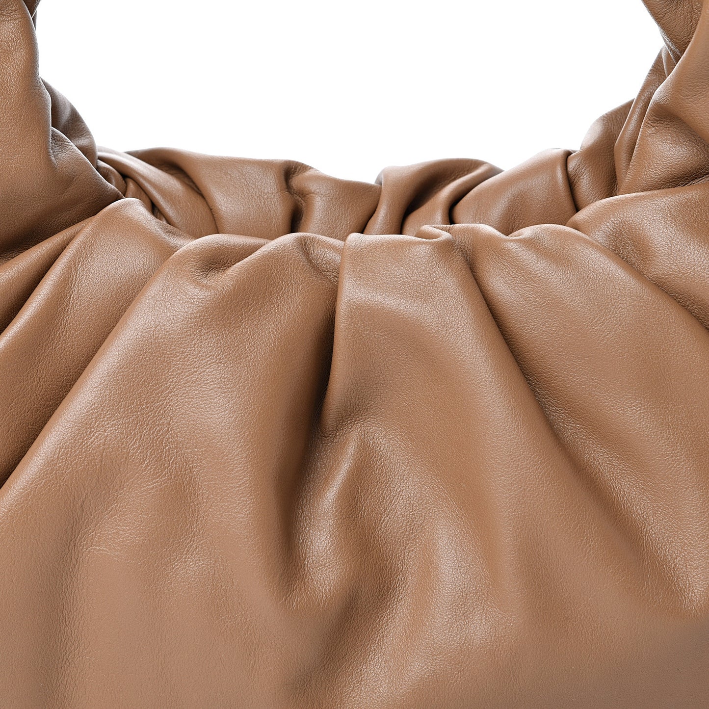 Smooth Butter Calfskin Small The Shoulder Pouch Camello