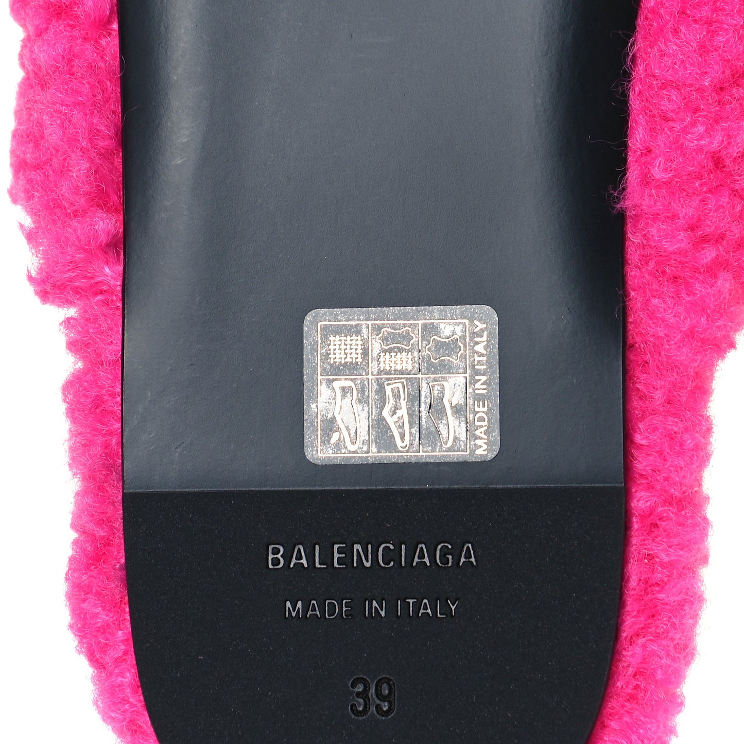 Faux Shearling Cosy BB Mules 39 Pink
