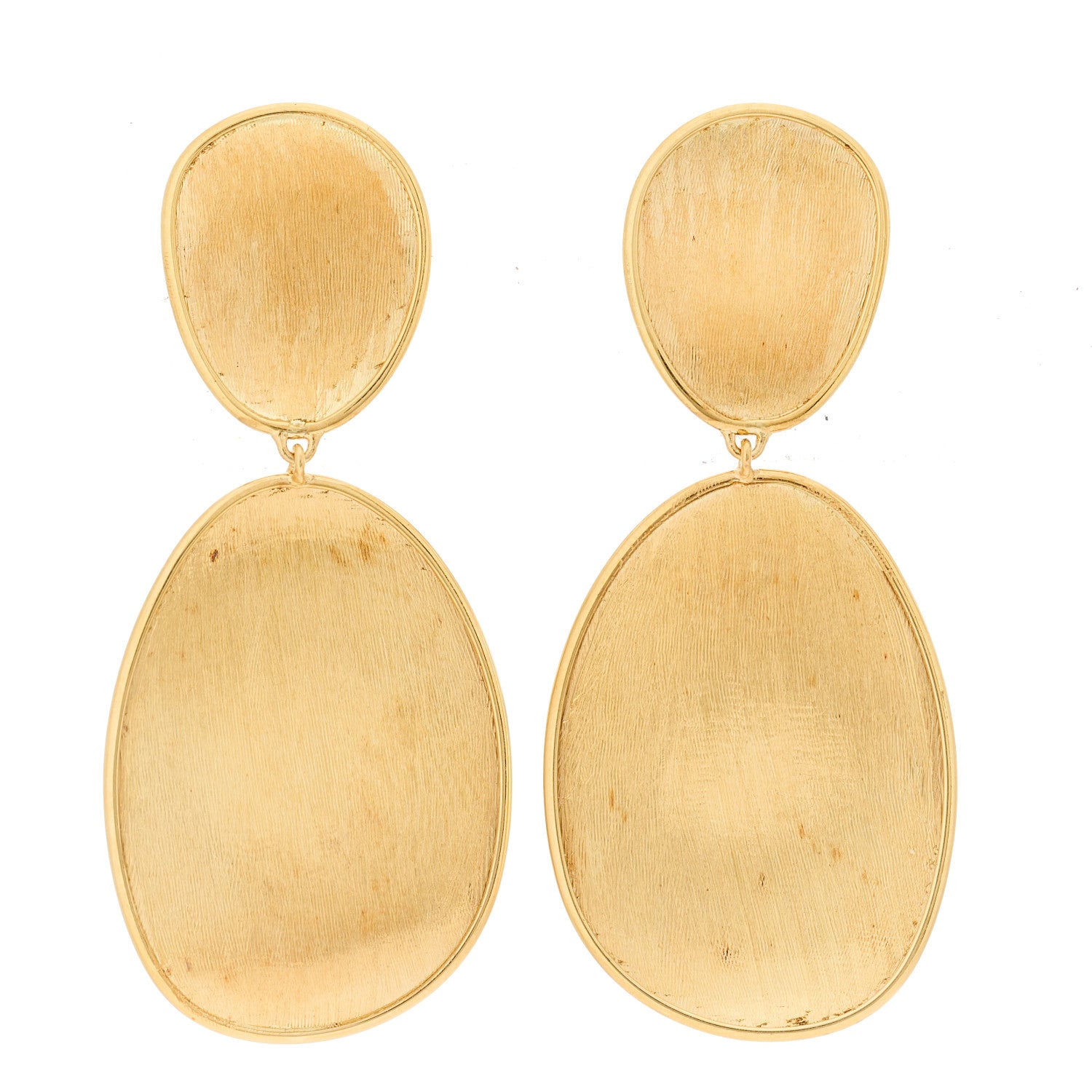 Marco Bicego 18K Yellow Gold Small Lunaria Drop Earrings 1 of 5