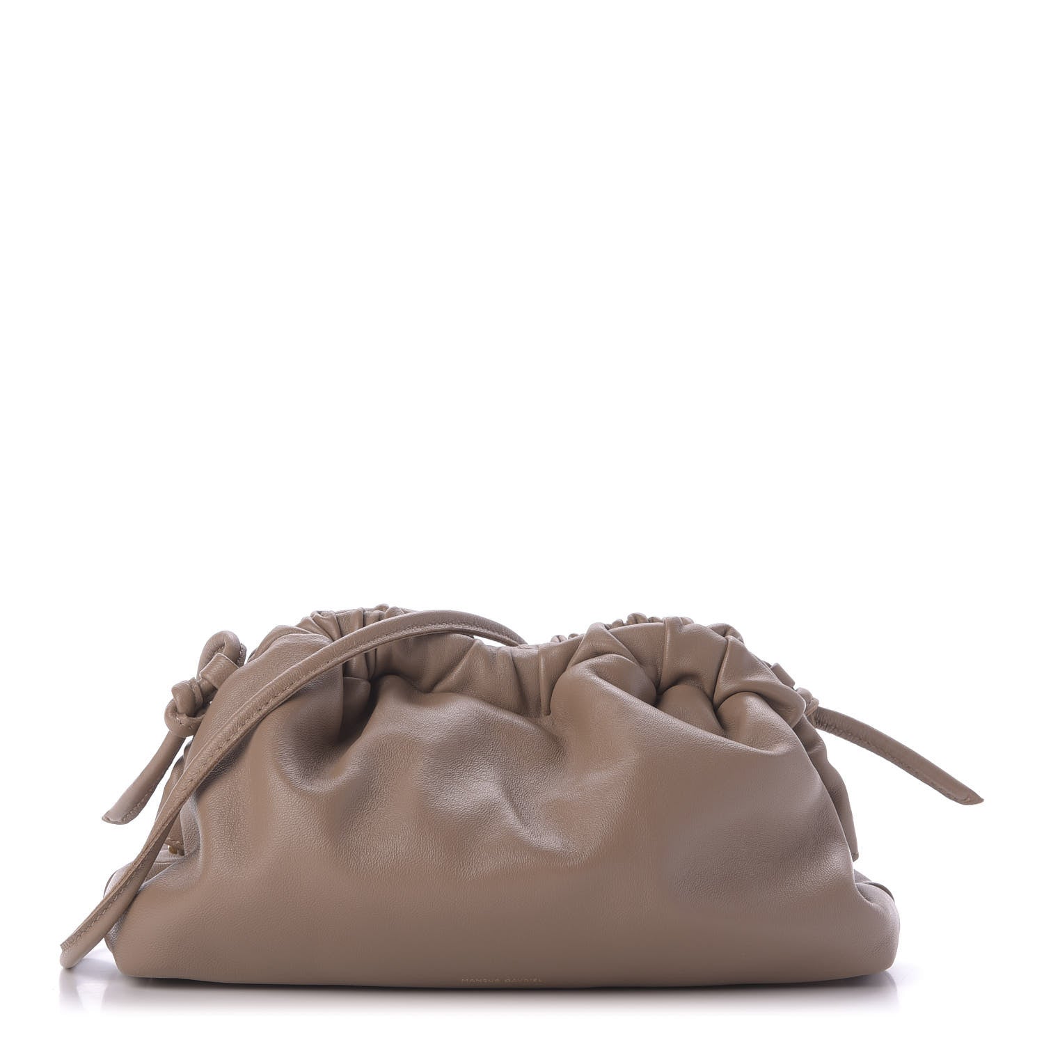 Mansur Gavriel Lambskin Cloud Mini Clutch Biscotto 1 of 8