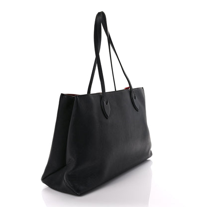 Louis Vuitton Grained Calfskin Lockme Shopper Black 3 of 11