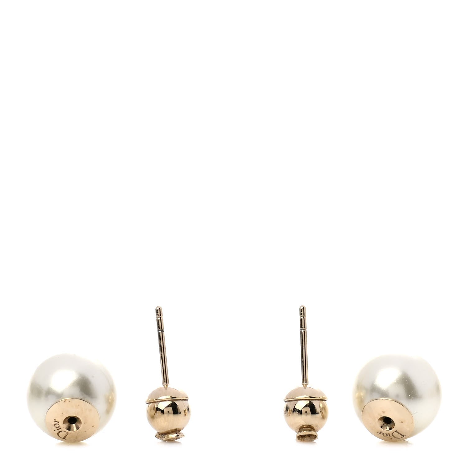 Christian Dior Pearl Tribal Earrings 3 of 5