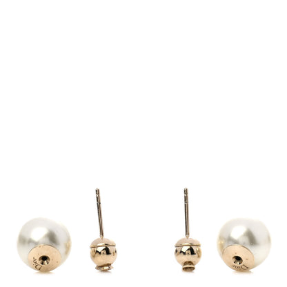 Christian Dior Pearl Tribal Earrings 3 of 5