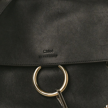 Chloe Calfskin Medium Faye Day Shoulder Bag Black 8 of 10