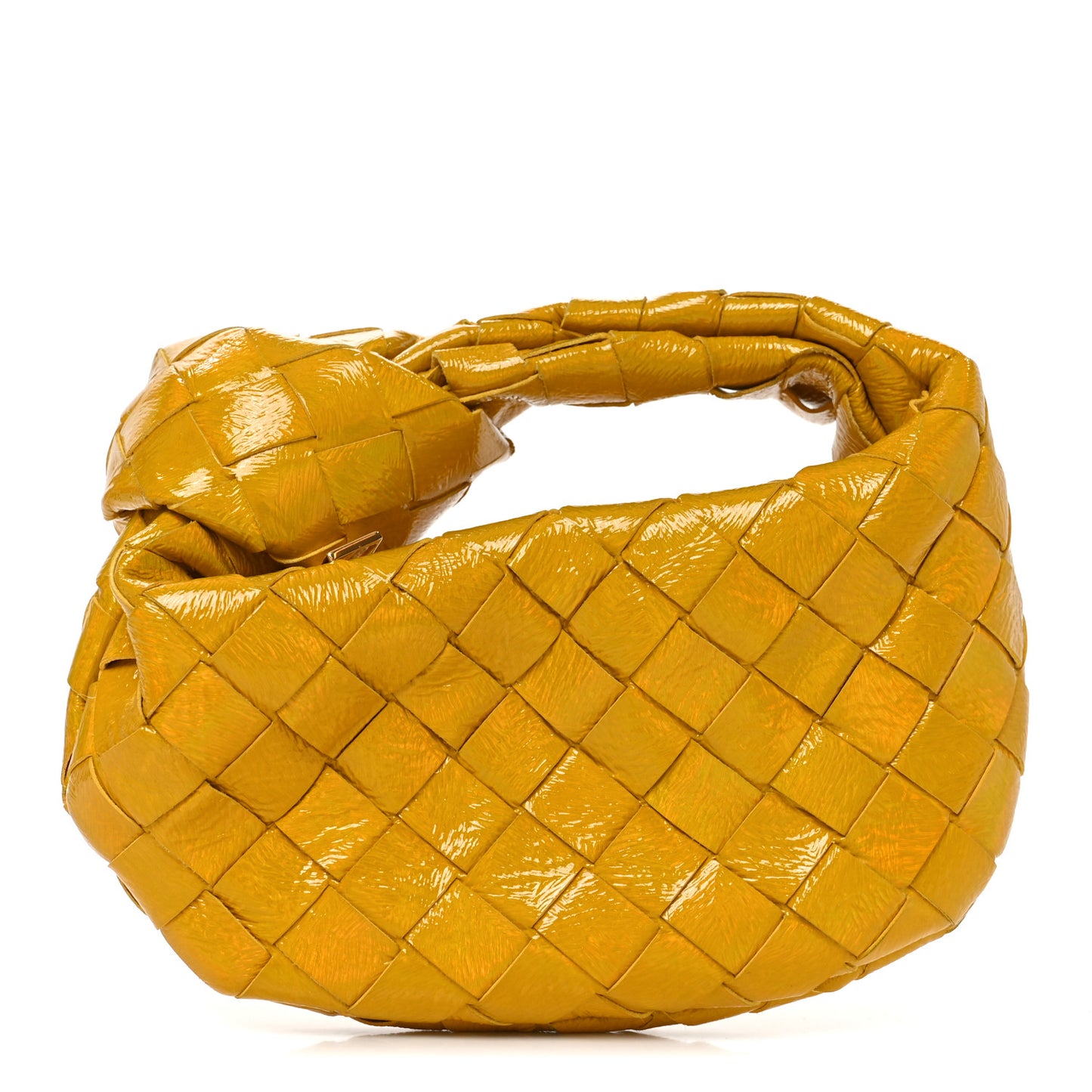Textured Deerskin Intrecciato Candy Jodie Yellow