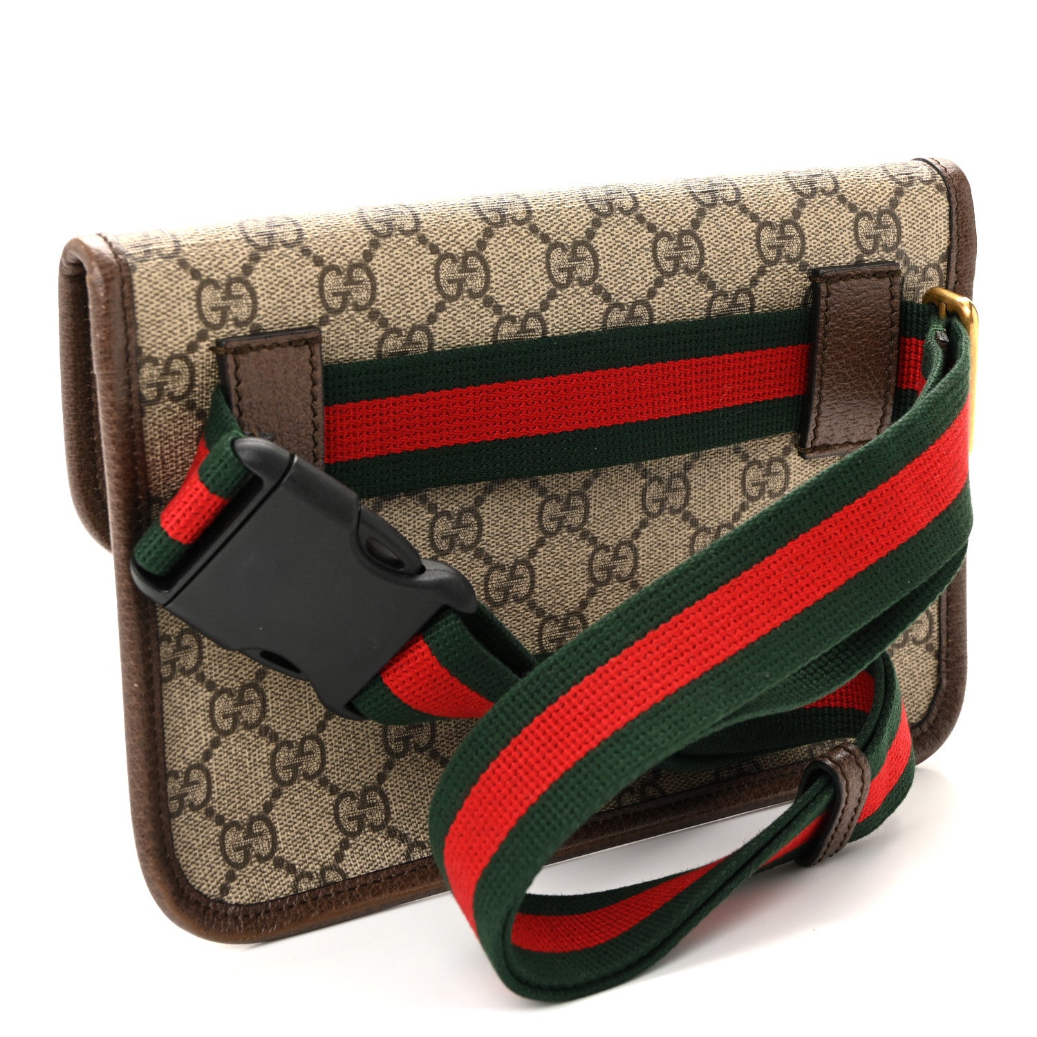 Gucci GG Supreme Monogram Neo Vintage Web Belt Bag Brown 3 of 11