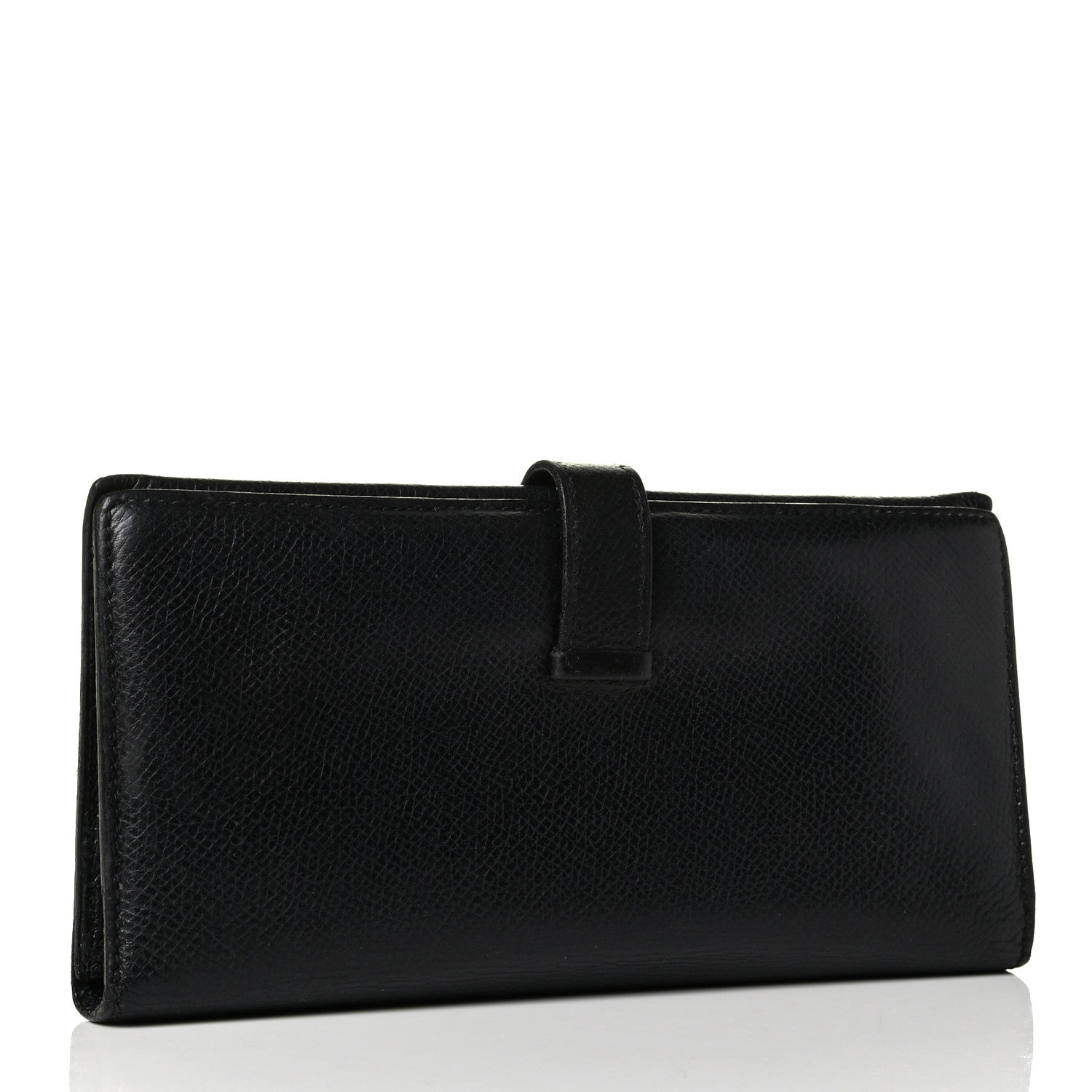 Hermes Epsom Bearn Gusset Wallet Black 2 of 8