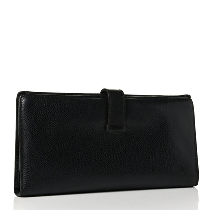 Hermes Epsom Bearn Gusset Wallet Black 2 of 8