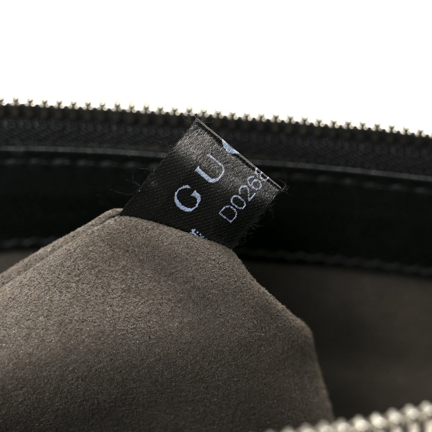 Gucci Guccissima Signature Small Messenger Bag Black 8 of 11