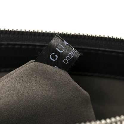 Gucci Guccissima Signature Small Messenger Bag Black 8 of 11