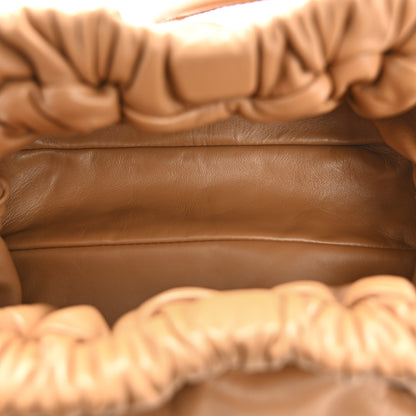 Mansur Gavriel Lambskin Cloud Mini Clutch Caramel 5 of 10