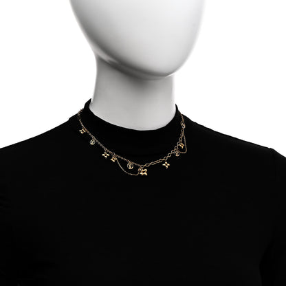 Louis Vuitton Metal Blooming Supple Necklace Gold 2 of 7