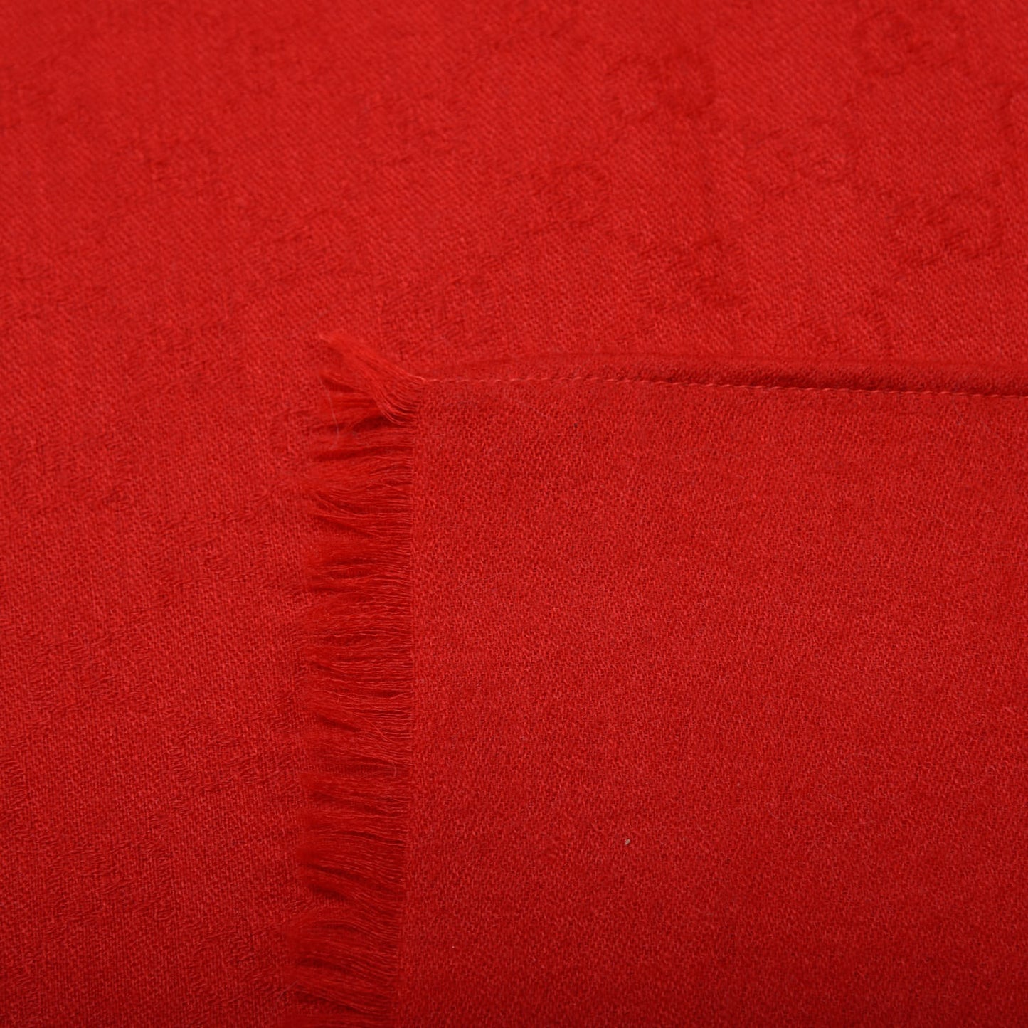 Cashmere GG Monogram Gem Lux Scarf Flame