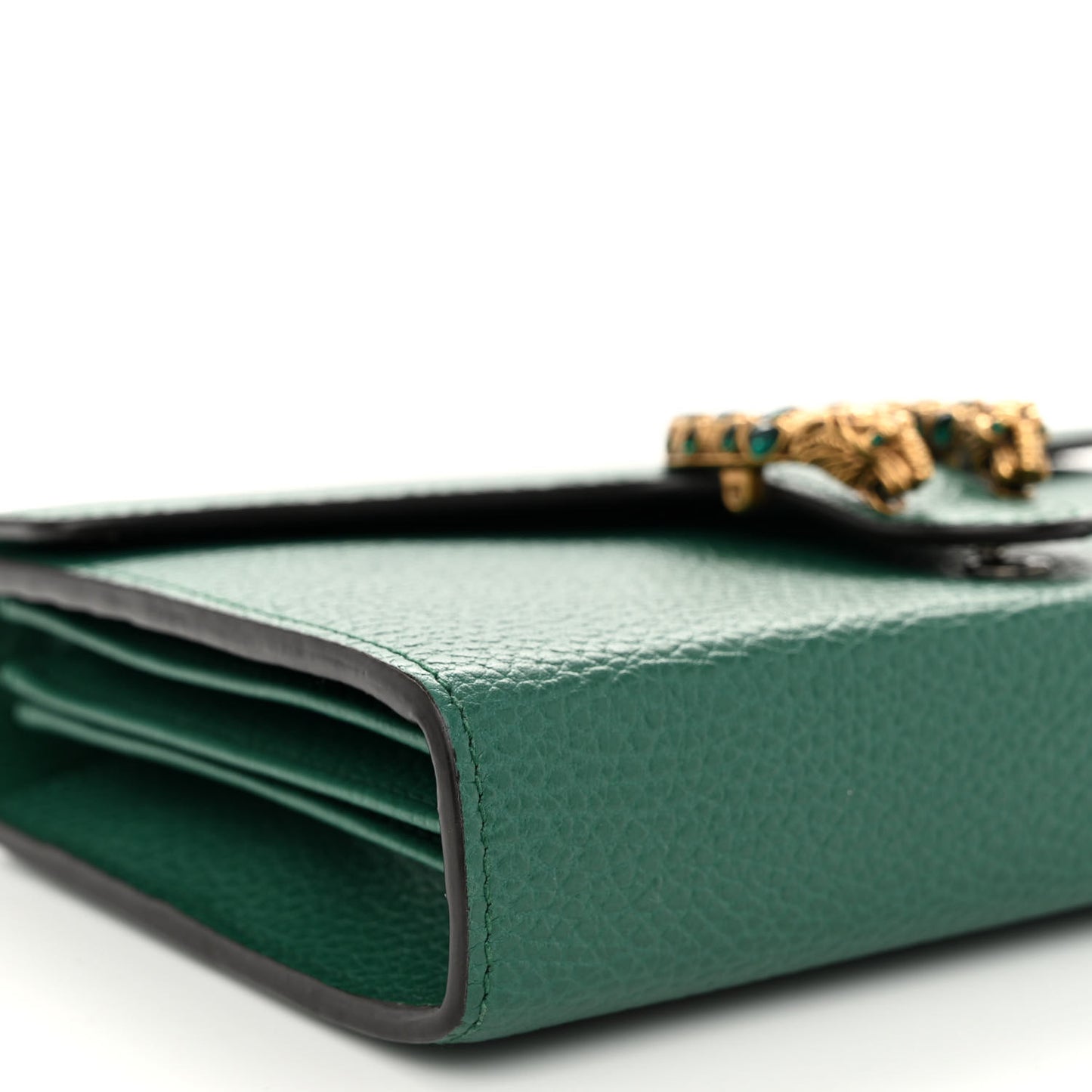 Calfskin Mini Dionysus Chain Wallet Emerald