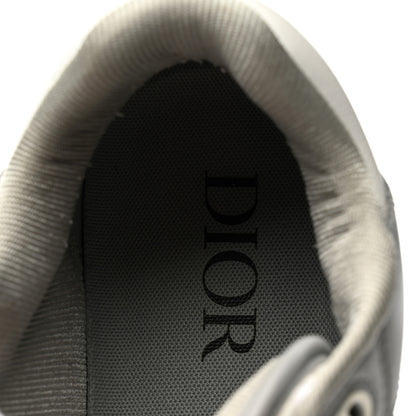 Christian Dior Smooth Calfskin Jacquard Oblique Mens B27 Low Top Sneakers 43 Beige Blue 8 of 15