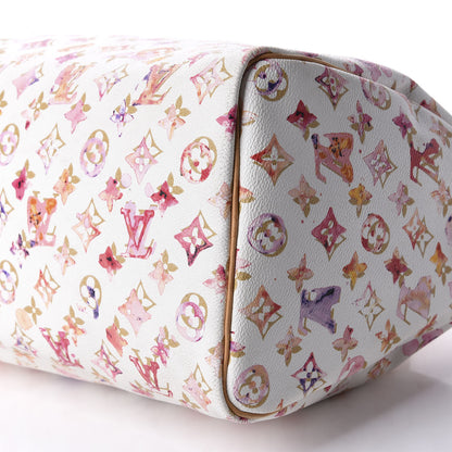Louis Vuitton Watercolor Aquarelle Speedy 35 White 7 of 11