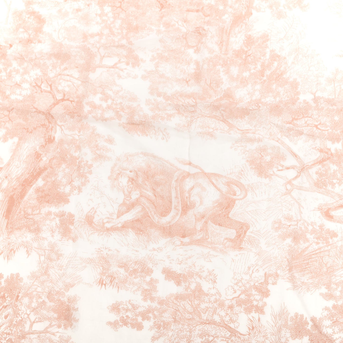 Cotton Fringe Dioriviera Toile De Jouy Sarong Pink