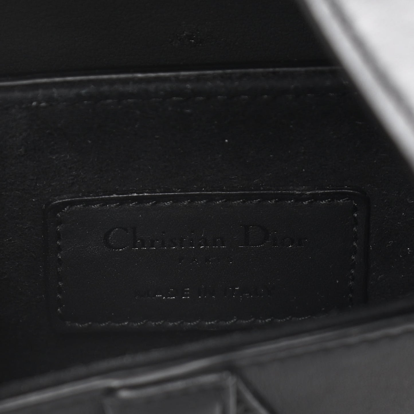 Ultra Matte Calfskin Mini Saddle Bag Black