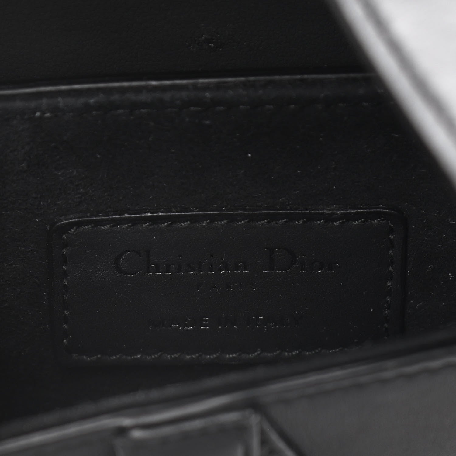 Christian Dior Ultra Matte Calfskin Mini Saddle Bag Black 6 of 16