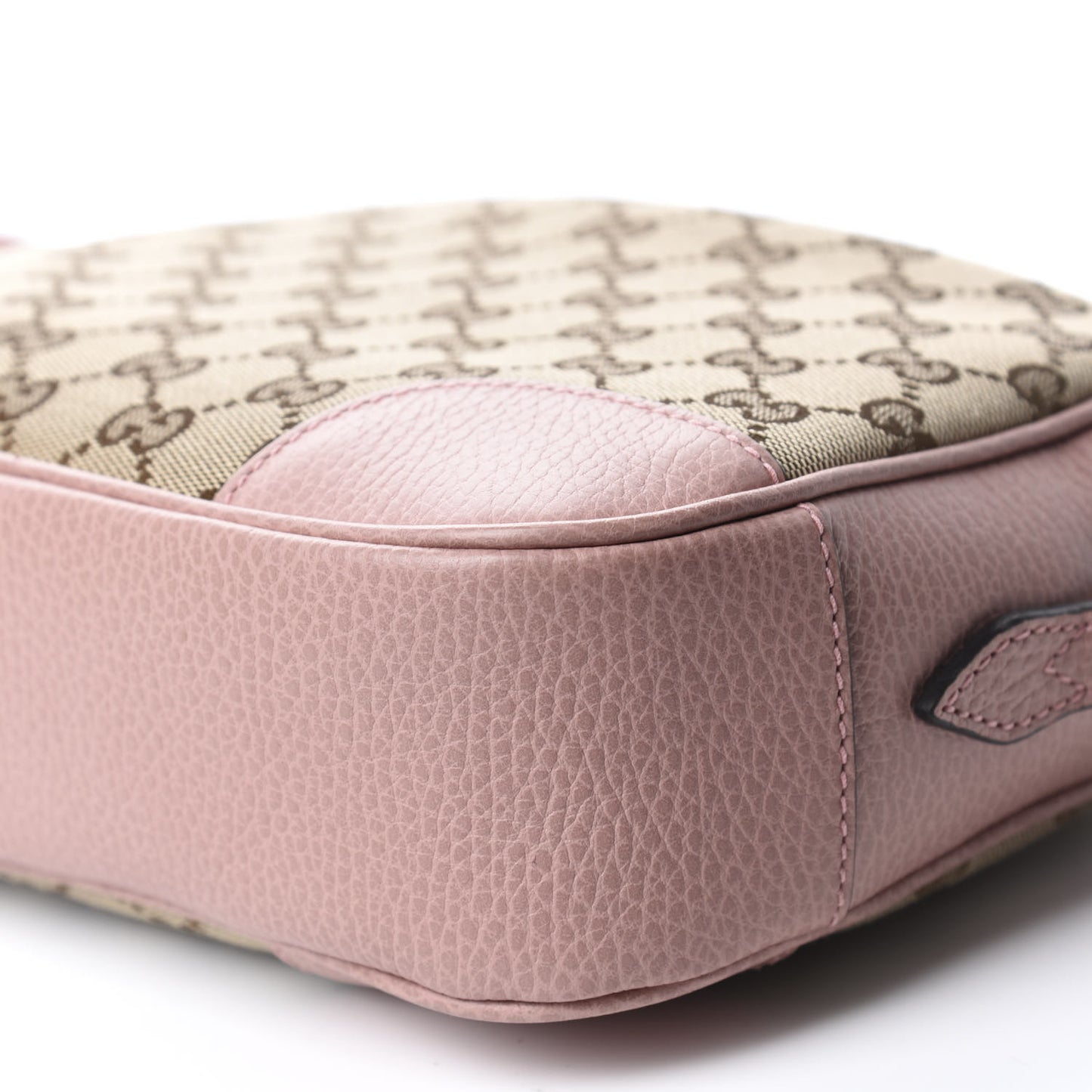 Monogram Mini Bree Messenger Bag Beige Soft Pink