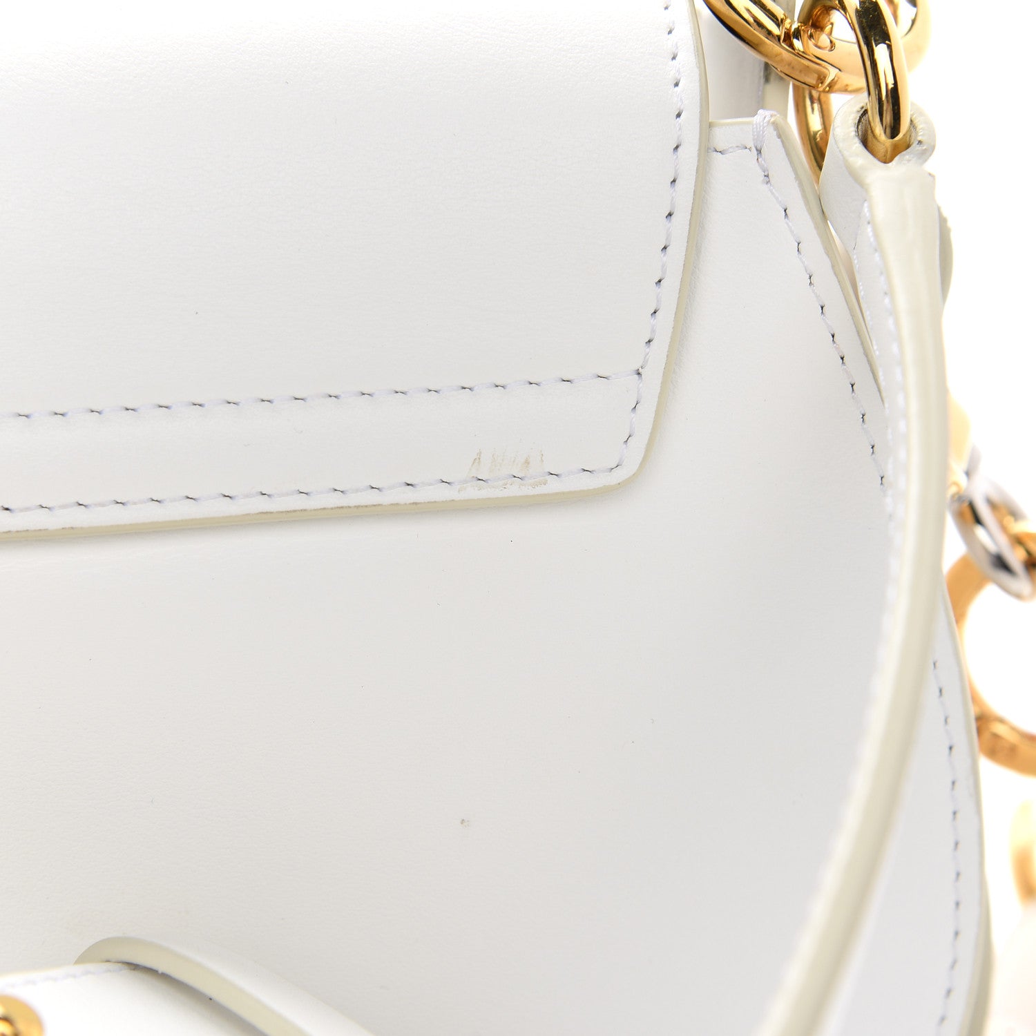Chloe Calfskin Small Tess Bag Brilliant White 10 of 12