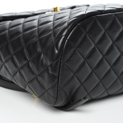 Chanel Lambskin Quilted Small Urban Spirit Backpack Black 8 of 12